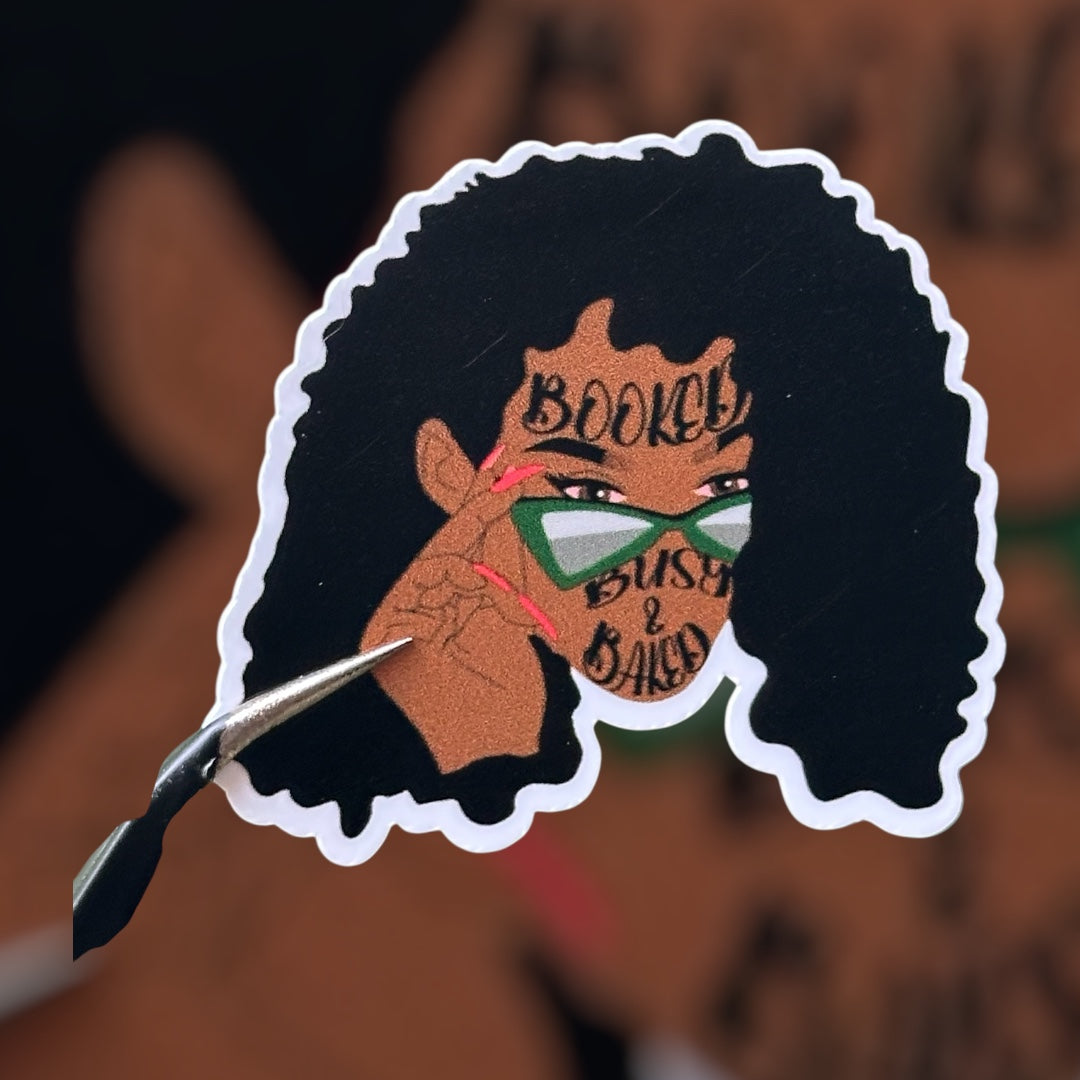 Booked Busy & Baked Sticker