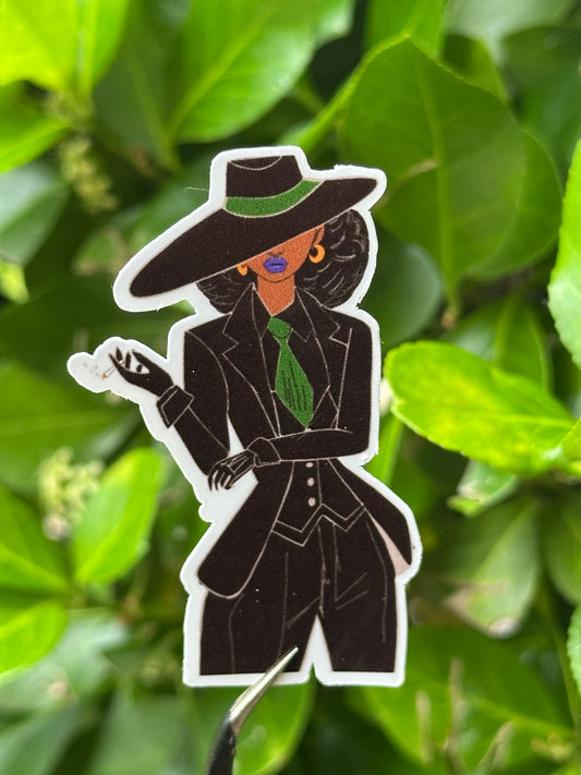 Luxe Leaf Lady Sticker