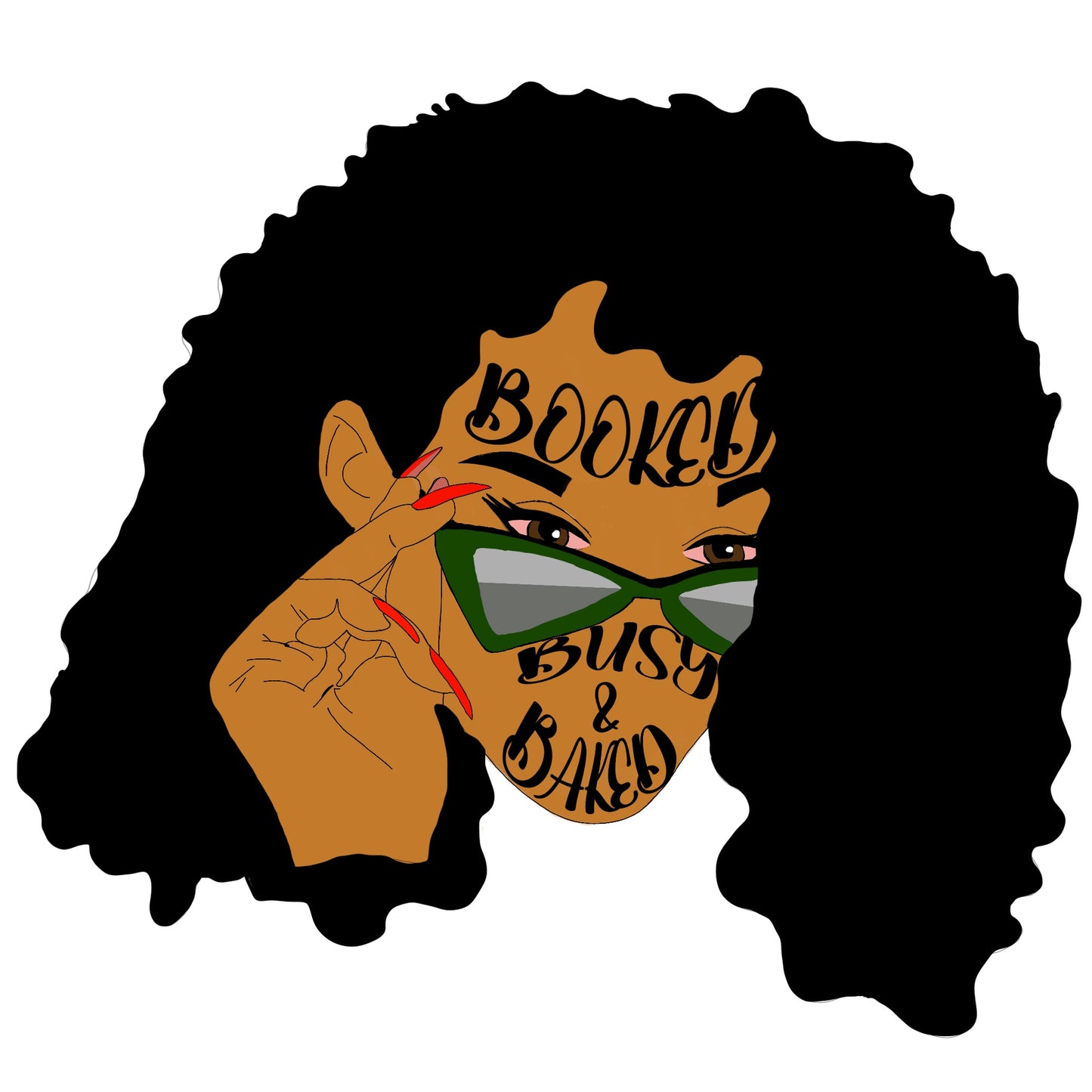 Booked Busy & Baked Sticker