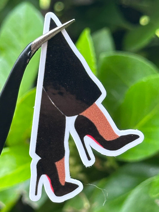 Luxe Leaf Lady Legs Sticker