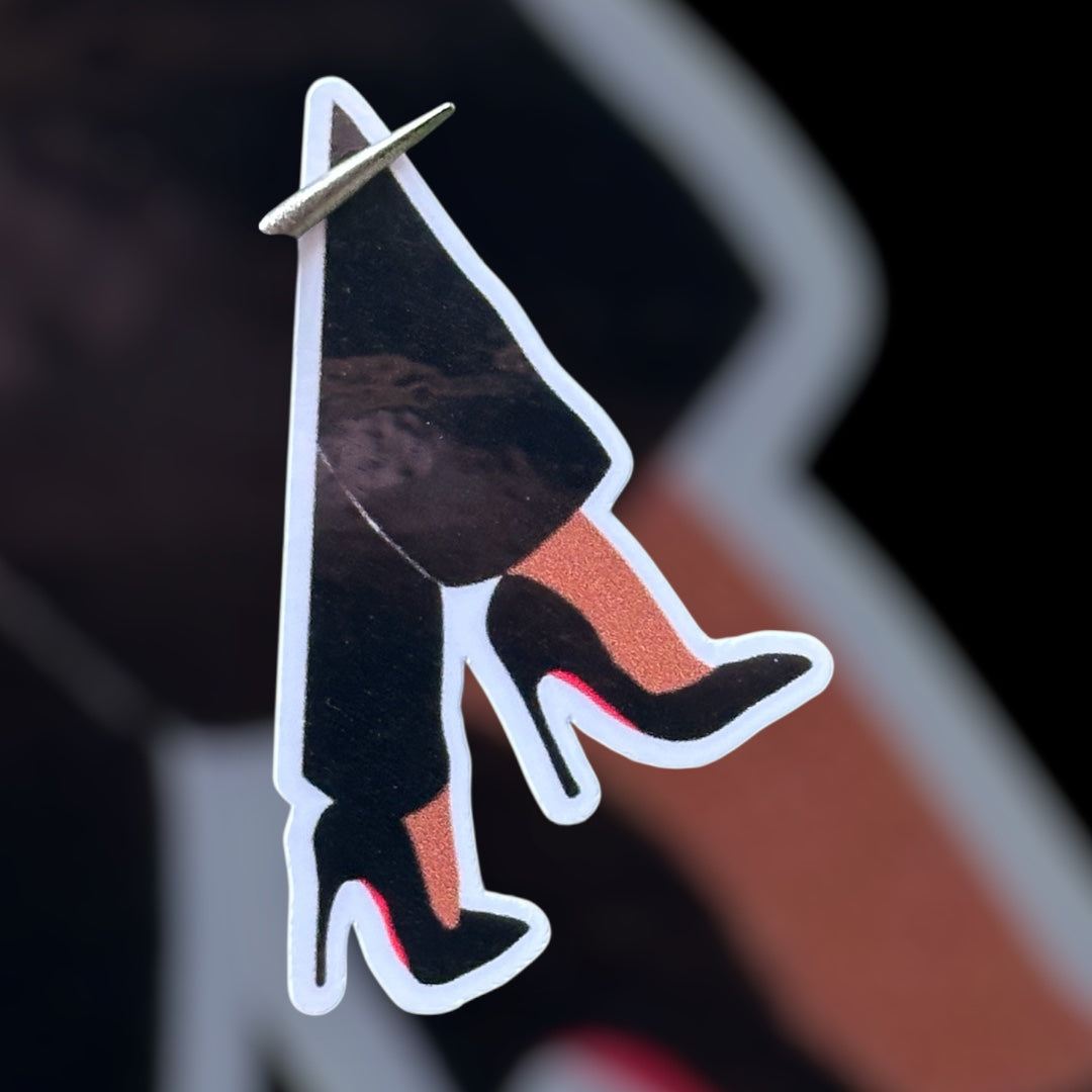 Luxe Leaf Lady Legs Sticker