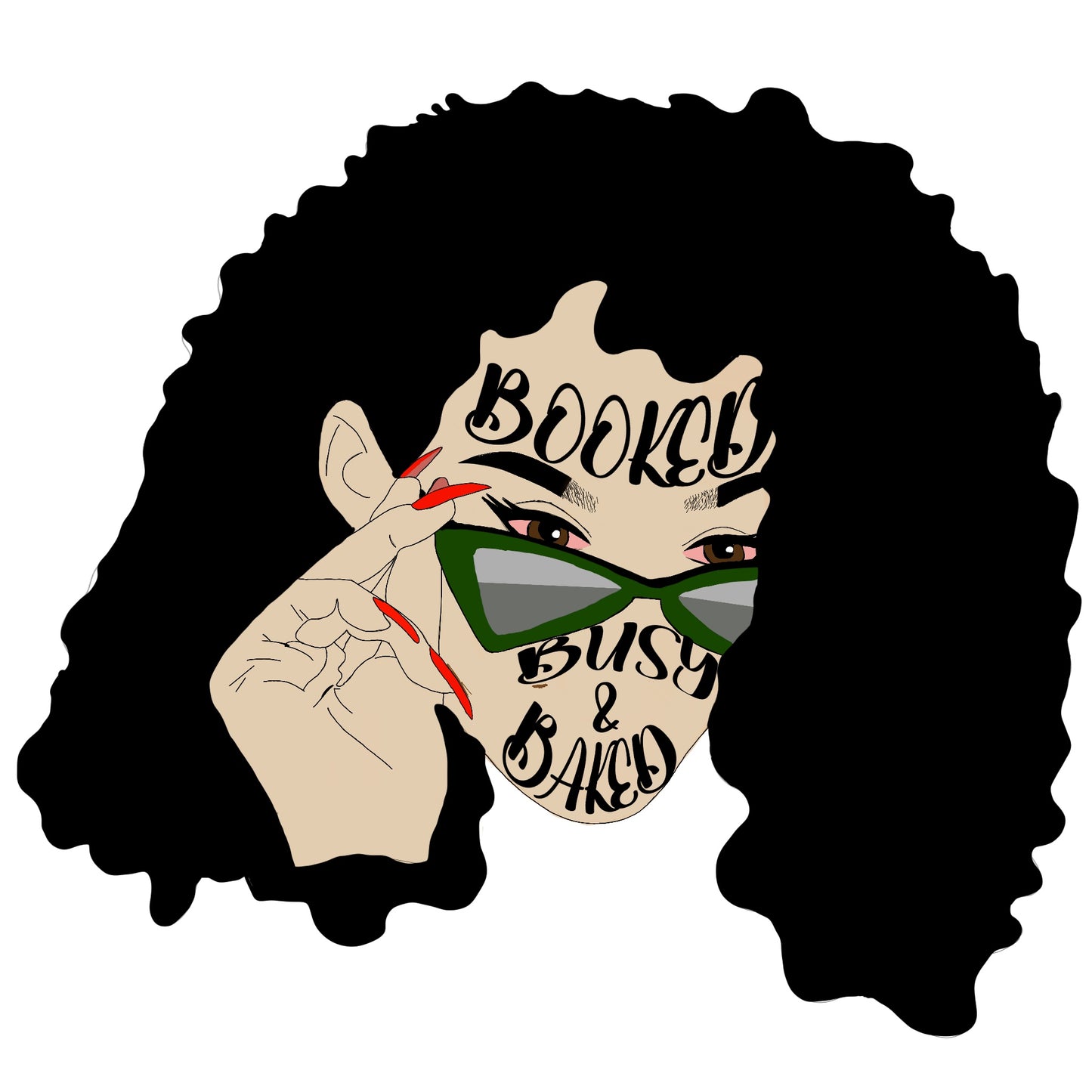 Booked Busy & Baked Sticker